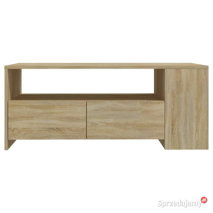 Stolik kawowy dąb sonoma 102x55x42 materiał Warszawa