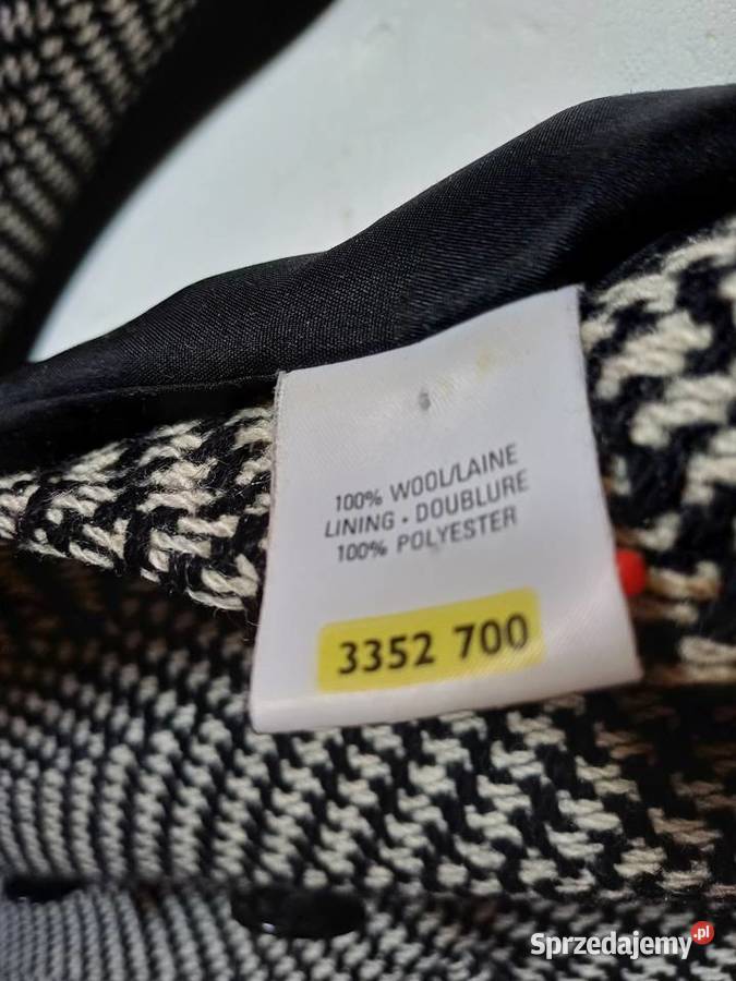 Płaszcz damski 100 wełna Pepitka mazowieckie Warszawa