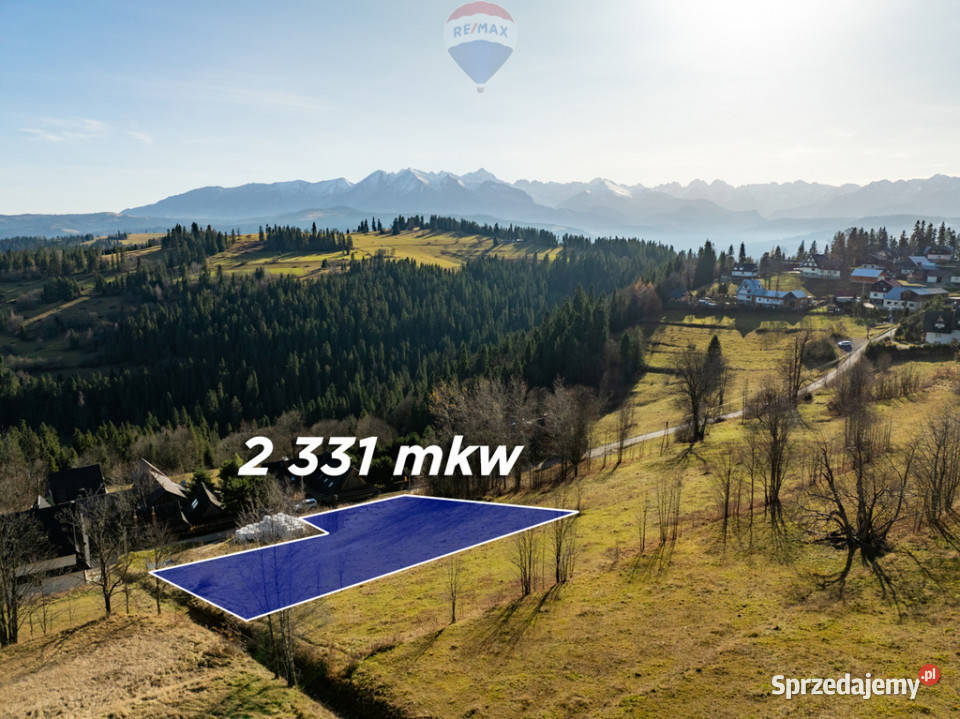 Widokowa działka Rzepiska