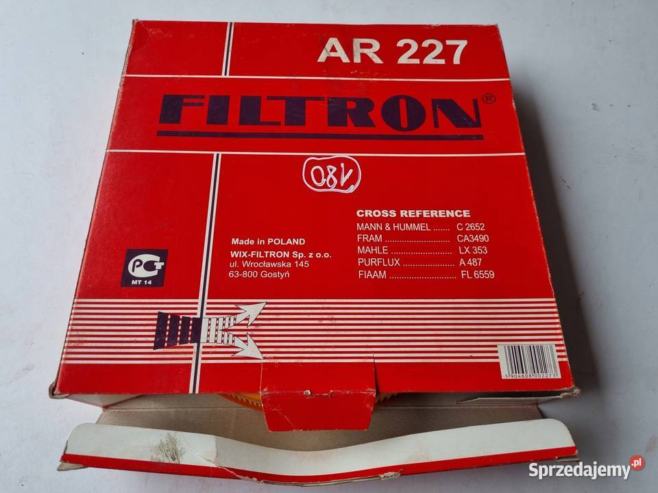 FILTR POWIETRZA Filtron AR 227 AR227 Honda