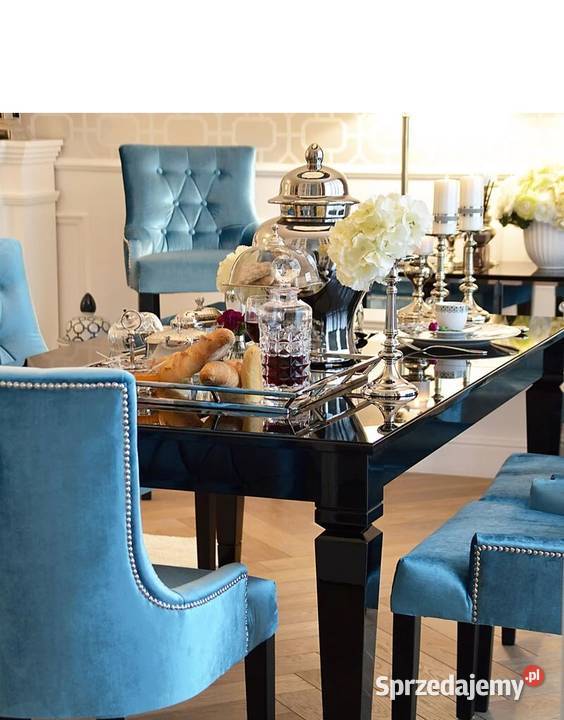 Stół glamour drewniany rozkładany lakierowany Warszawa sprzedam