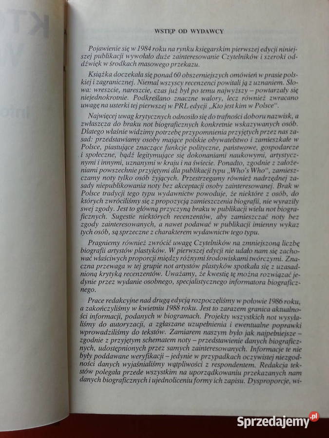 3038 Kto Jest Kim W Polsce Szczecin sprzedam