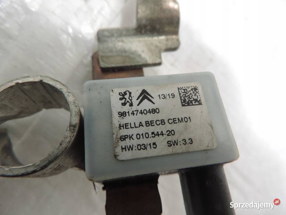 KLEMA MINUSOWA CZUJNIK OPEL CROSSLAND 9814740480 Materiały instalacyjne sprzedam