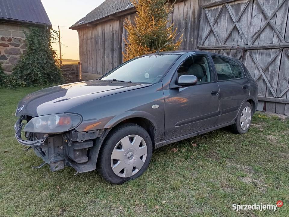 Nissan almera n16 LPGuszkodzonyna części Hak Rok produkcji 2005