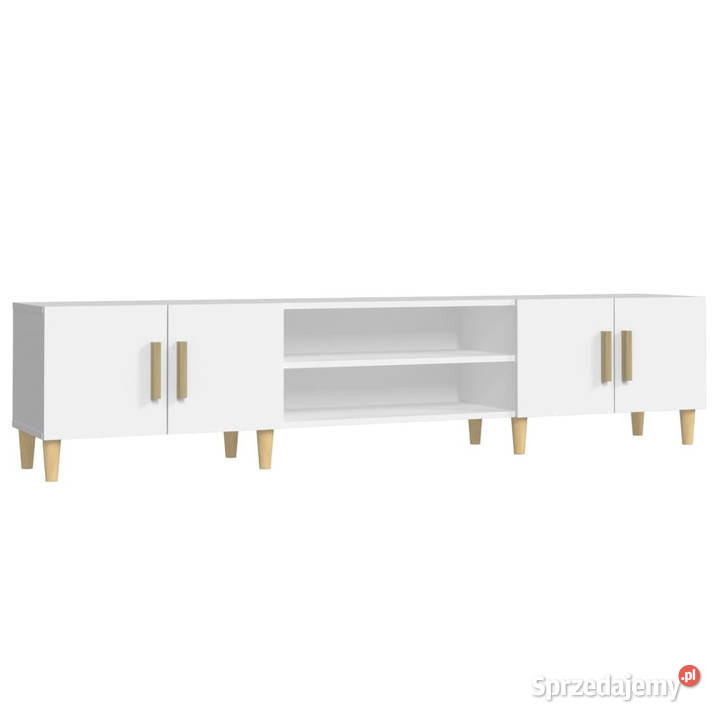 Szafka pod TV biała 180x315x40 materiał Warszawa