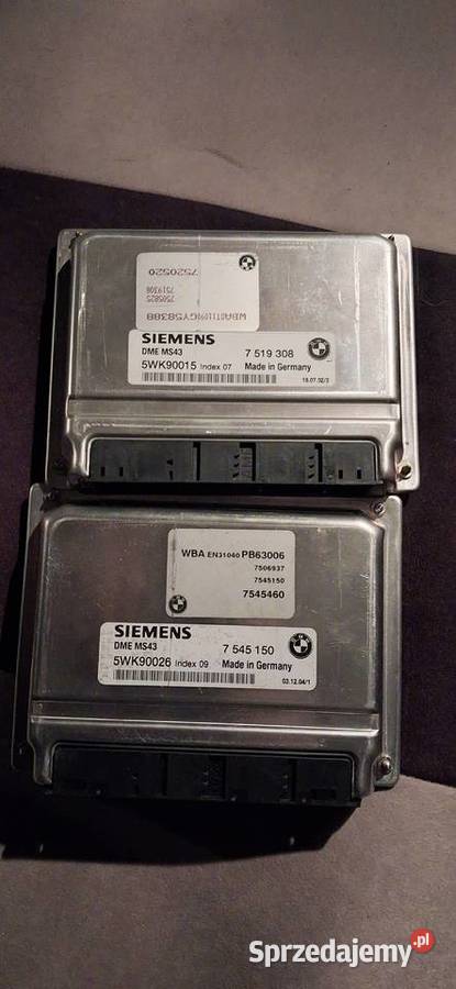 Sterowniki ms43 bmw e46 m54b22 Pozostałe Czudec sprzedam