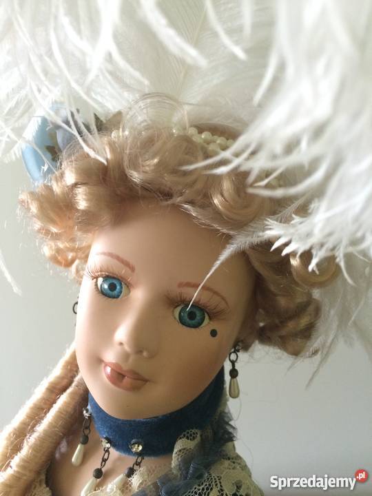PORCELANOWA LALKA KOLEKCJONERSKA 18wieczna dwórk Warszawa