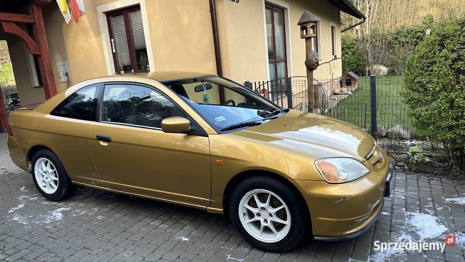 Honda civic VII coupe 16 gaz Rok produkcji 2001 Nowy Sącz sprzedam