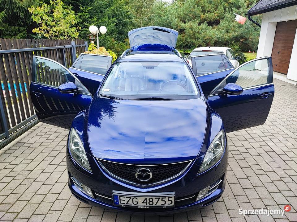 Mazda 6 Pierwszy lakier 100 bezwypadkowa elektryczne szyby Zgierz