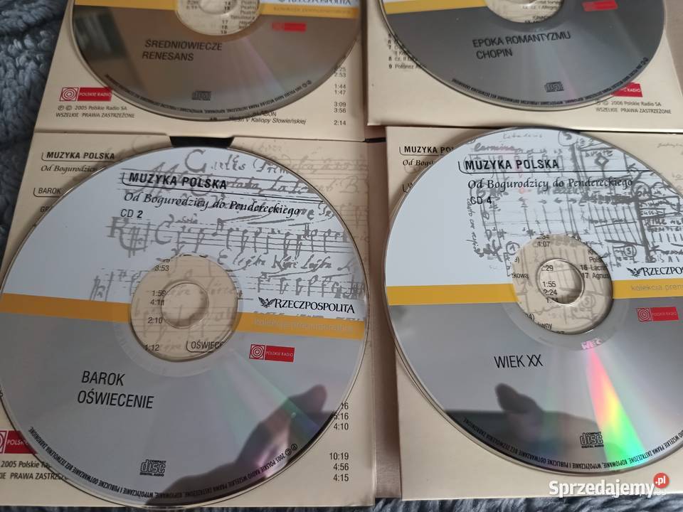 Muzyka Polska wieki 4 płyty CD Wronki