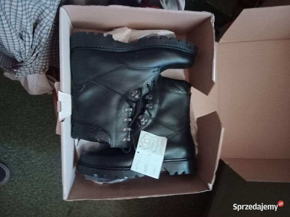 Buty męskie czarne wojskowe nowe Warszawa