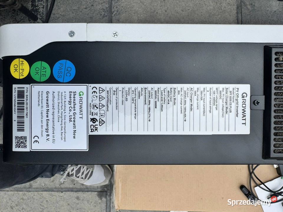 Growatt SPF 6000 ES 6kW falownik hybrydowy Łódź
