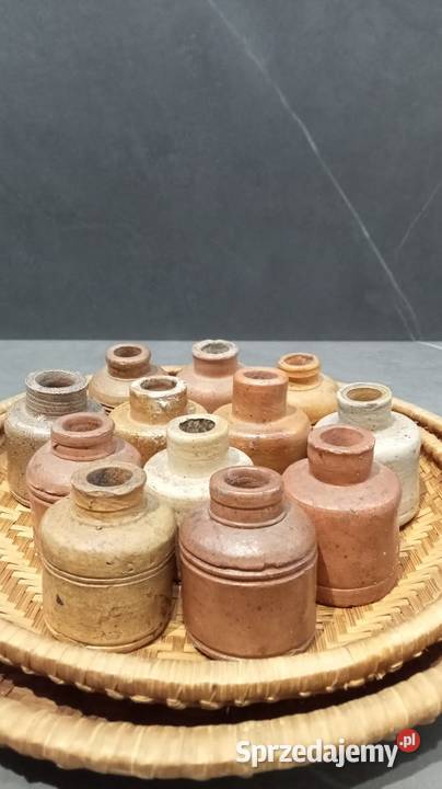 Stare KAŁAMAŻE z ceramiki 12 w naturalnych Wyposażenie wnętrz lubelskie Lublin
