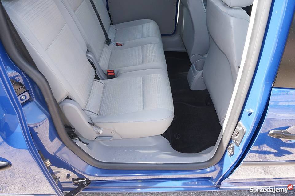 Nieuszkodzony Volkswagen Caddy niebieski Motoryzacja podlaskie Białystok