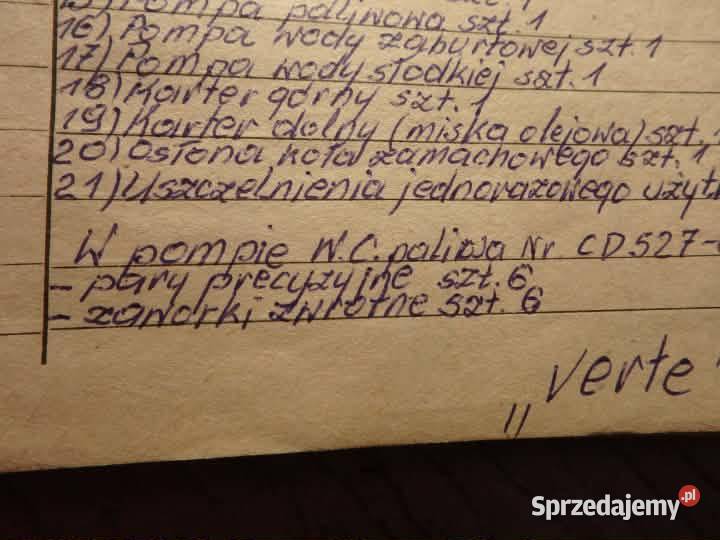 Silnik do kutra statku Dębica