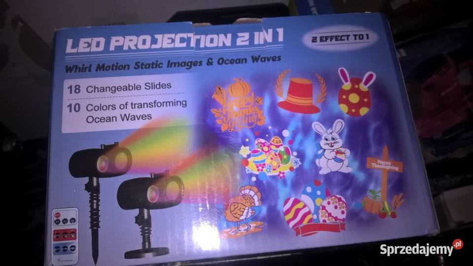 Projektor świąteczny LED LASER 18 animacji Nowy Mińsk Mazowiecki