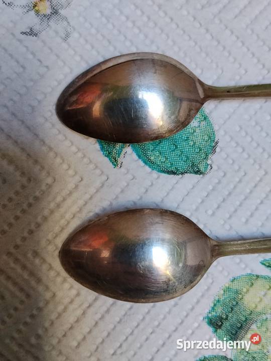 Posrebrzane łyżeczki do herbaty MET