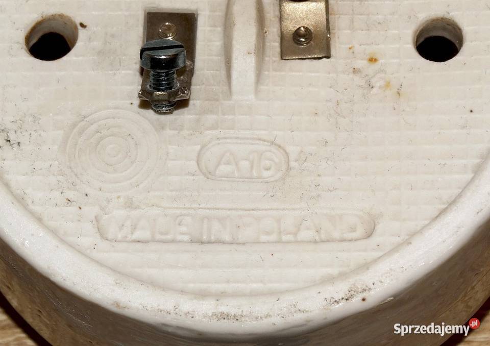 Porcelanowa ceramiczna oprawa lampy ściennej Gliwice sprzedam