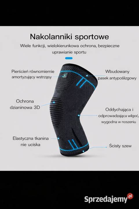 Stabilizator kolana nakolannik sportowy Szczecin sprzedam