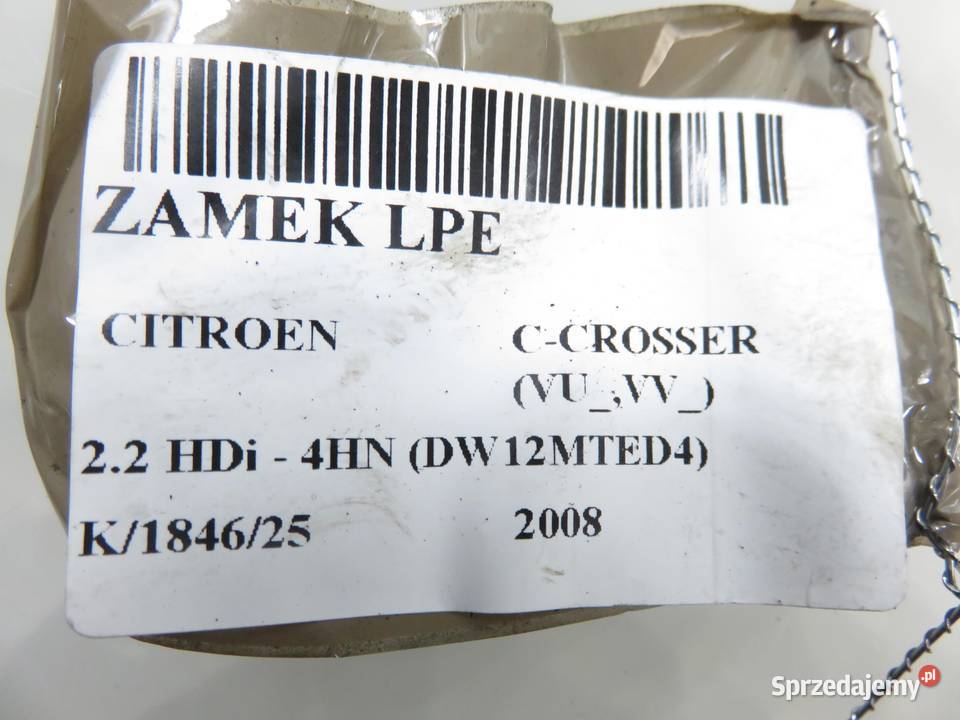 ZAMEK LEWY PRZEDNI CITROEN CCROSSER