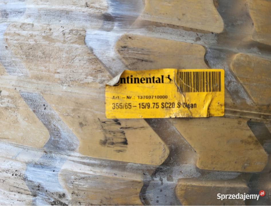 Opona Continental 35565 R 15 Pełna Sc 20 Biała 15cale Opony Szprotawa sprzedam