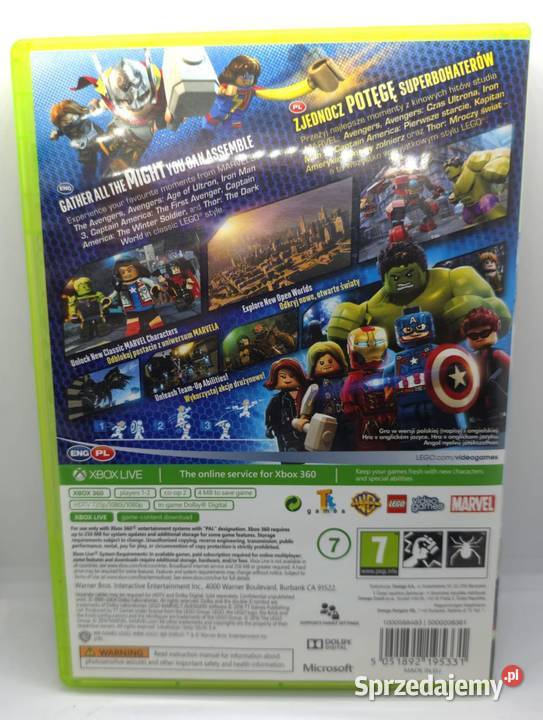 Gra Lego Marvel Avengers Xbox 360 Elbląg