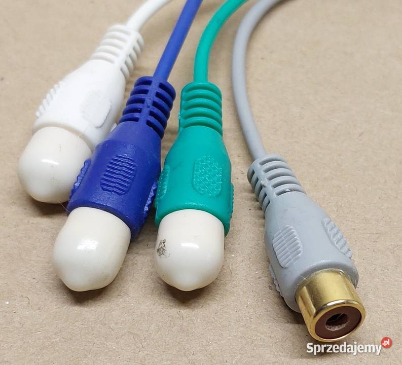 ZŁĄCZE 4X RCA BLAUPUNKT BECKER VW MFD LINEOUT VW dolnośląskie Mielęcin sprzedam