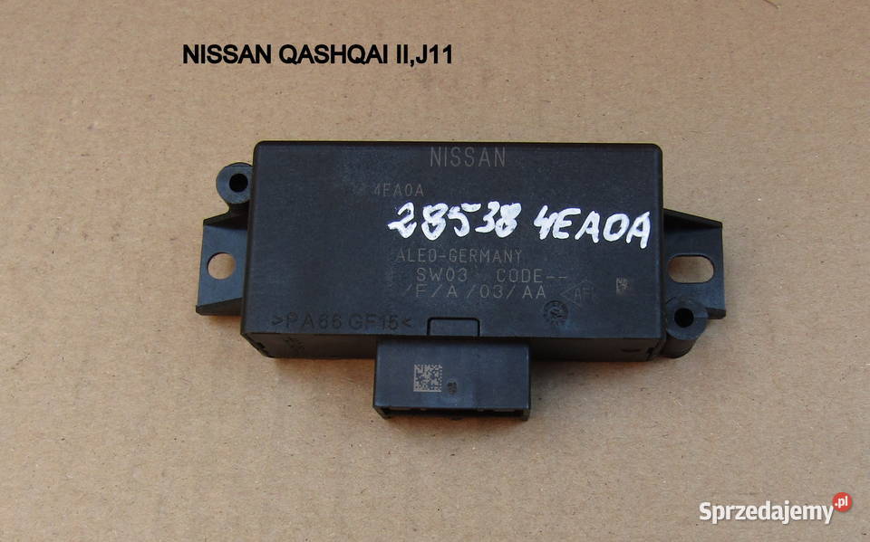 MODUŁSTEROWNIK PARKOWANIA PDC NISSAN QASHQAI II Pozostałe Mysłaków