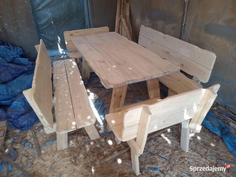 Meble ogrodowe Stoł z Ławkami 170X80 999zl