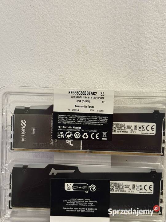 owa fabrycznie zaplombowana Kingston FURY Beast Pojemność 32GB