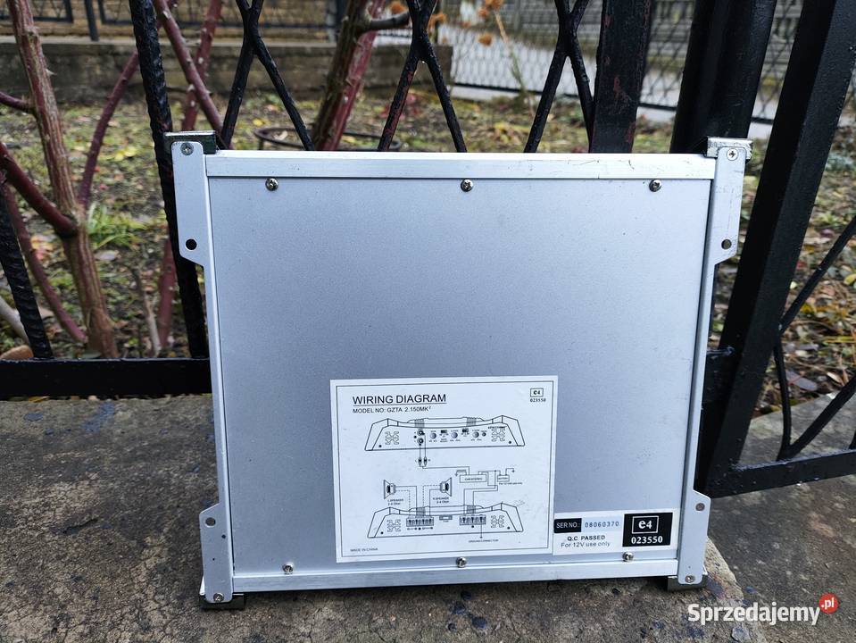 Wzmacniacz samochodowy 2 kanałowy Ground Zero Wzmacniacze Niegowonice sprzedam