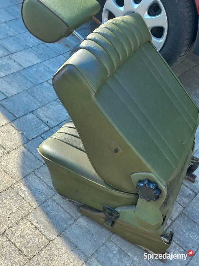 MERCEDES W123 CUPE FOTEL KIEROWCY ZIELONA SKAJA Sawin