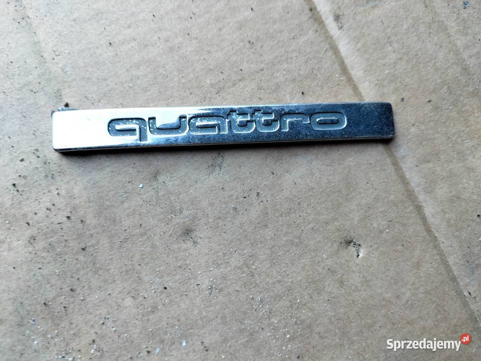 AUDI A6C5 QUATTRO ZNACZEK EMBLEMAT NAPIS osobowe Kamień-Kolonia