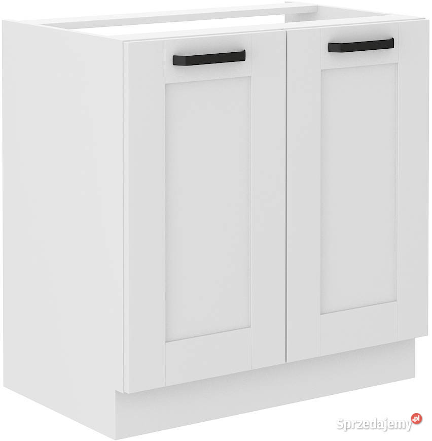 Duży zestaw mebli kuchennych narożnybiały mat z Poznań