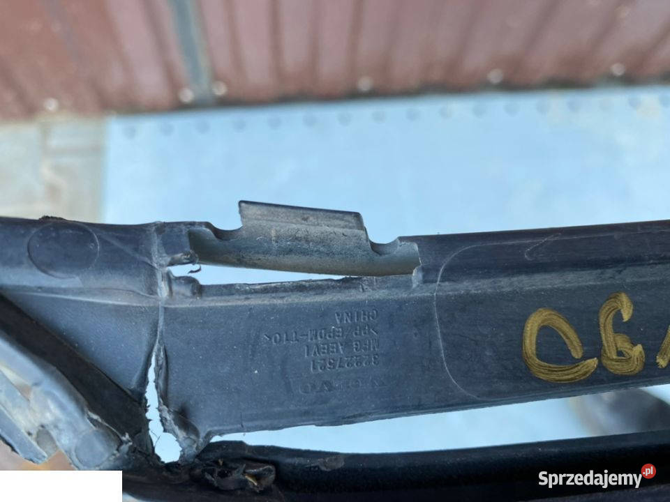 Volvo V90 II kratka zderzaka przód lubelskie Kozubszczyzna