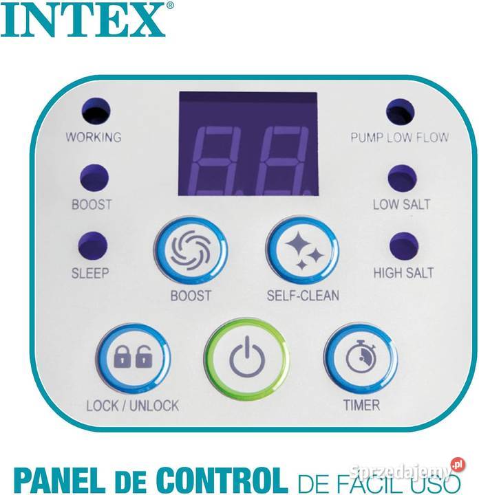 Generator chloru QS400 4g h do pomp 26664 Intex Szczerbice