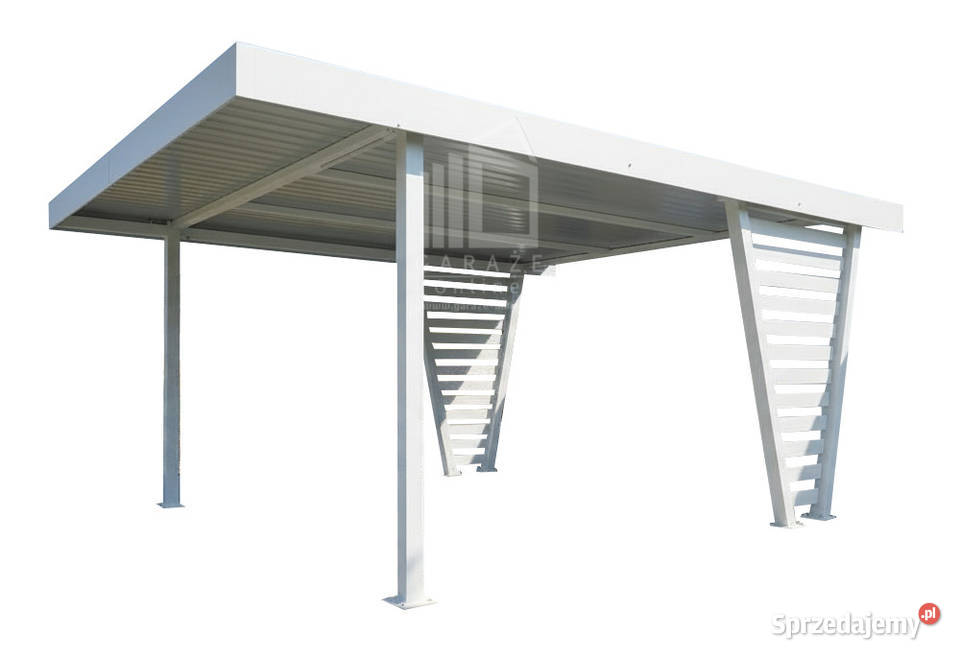 Carport V PREMIUM 4x5m Wypełnienie panelami Szczecinek