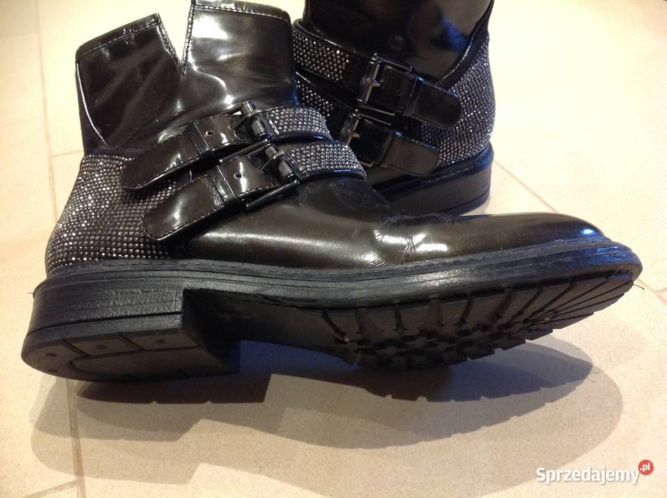 Botki Kozaki Skórzane Damskie ELVIO ZANON r 37 Nowa Sól