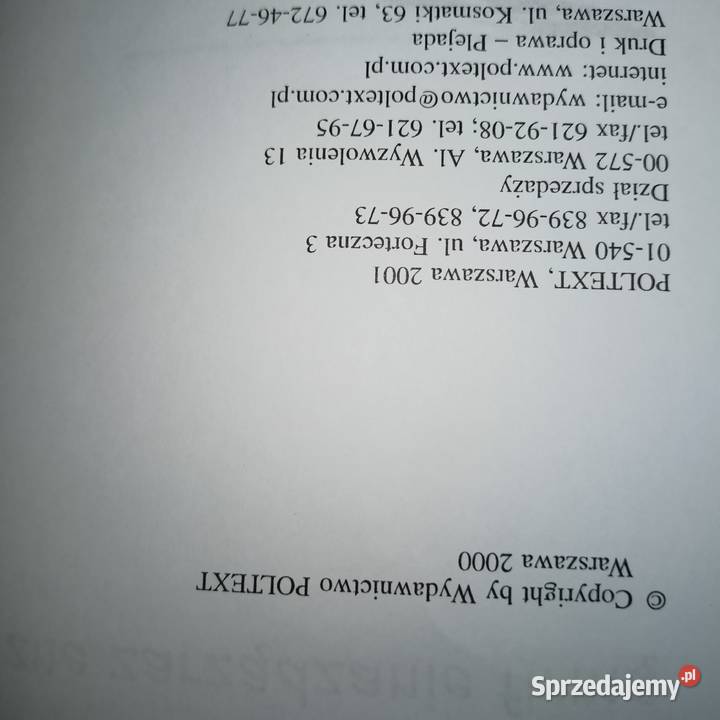 Techniki menadżerskie książki Warszawa mazowieckie