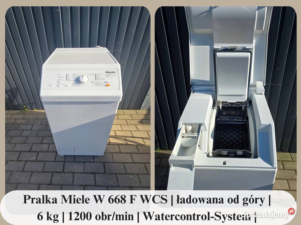 Pralka Miele W 668 F WCS ładowana góry 6 1200 Wrocław