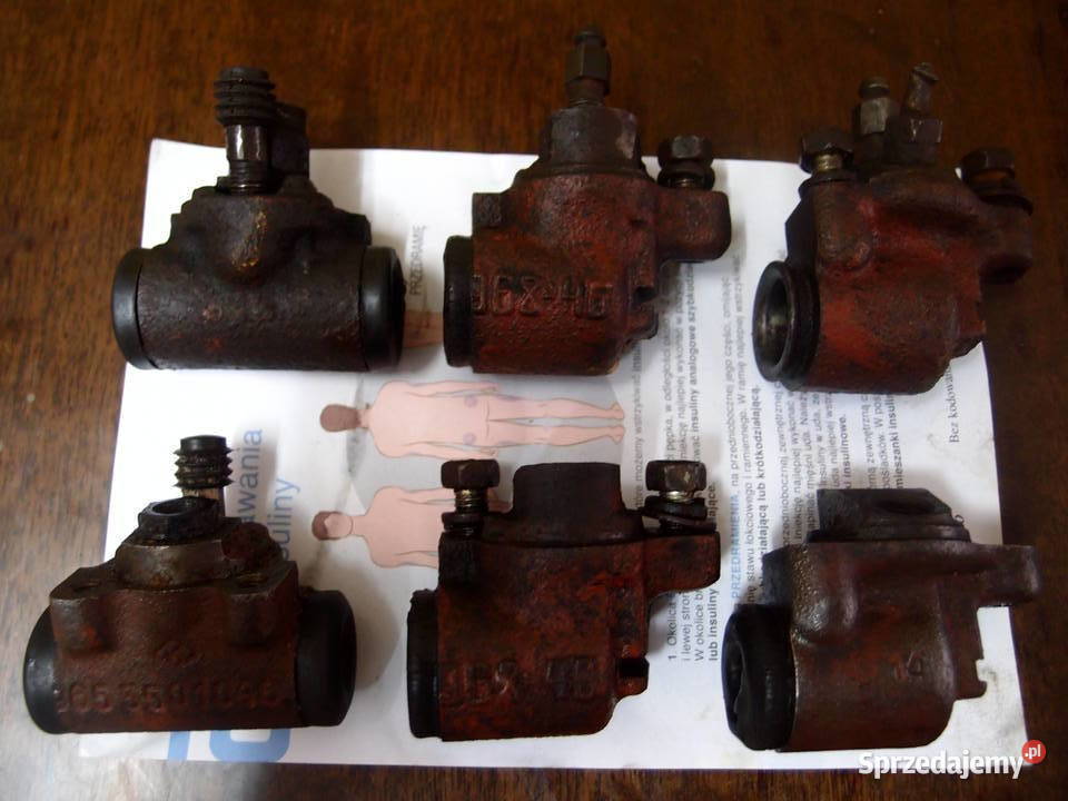 cylinderki hamulcowe Żuk Nysa Tarpan Komplet Łódź sprzedam