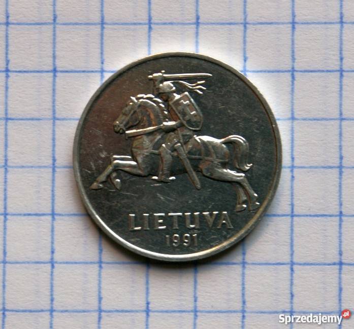 2 CENTAI 2 CENTY 1991 LITWA lubelskie Piszczac sprzedam