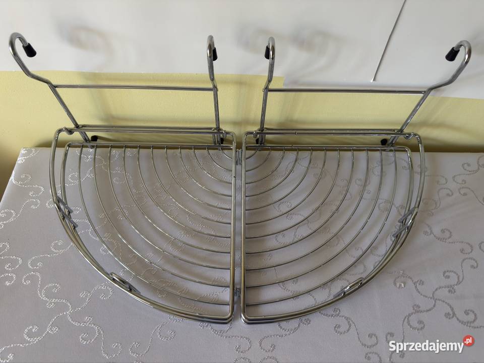 Półka narożna zawieszana komplet 2 Koszyk na śląskie Czerwionka-Leszczyny