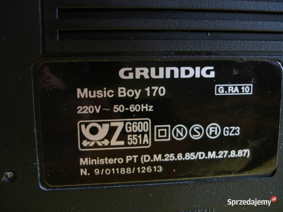 Radio GRUNDIG MUSIC BOY 170 Zielona Góra