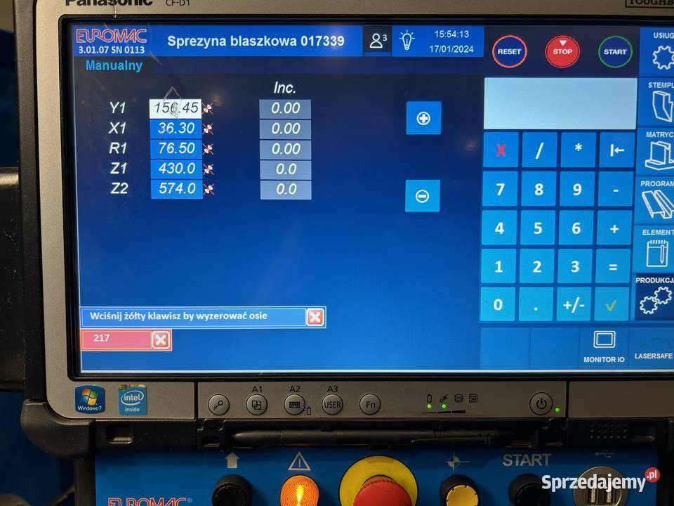 Prasa krawędziowa EUROMAC FX BEND 1023 Radom sprzedam