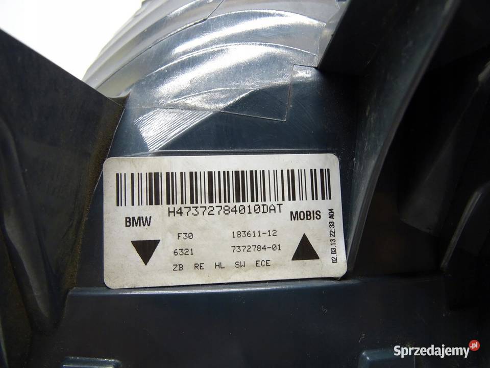 LAMPA PRAWA PRAWY TYŁ TYLNA W BŁOTNIK LED BMW