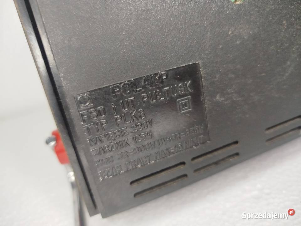 Lampa Kwarcowa z czasów PRL u PLAMP PLK8 z łódzkie Zgierz