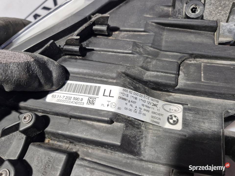 7202590 BMW E90 E91 LAMPA PRAWA PRAWY PRZÓD BI dolnośląskie