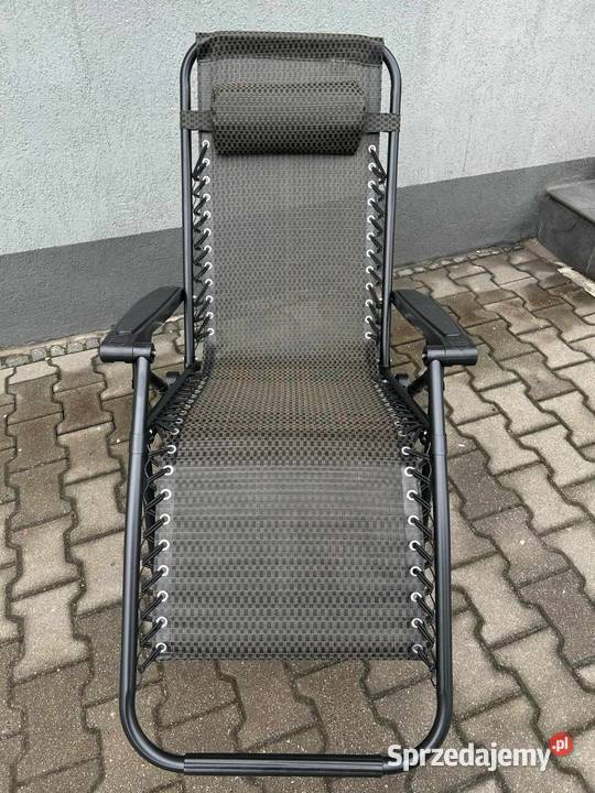 Leżak sznurowany brązowy