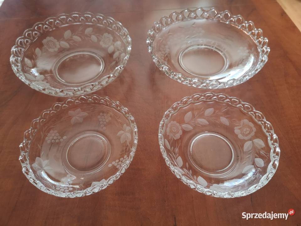 Miseczki ze szlifem Dekoracje i ozdoby Wałbrzych sprzedam
